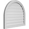 Ekena Millwork Round Top Surface Mount PVC Gable Vent: Functional, w/ 2"W x 1-1/2"P Brickmould Frame, 30"W x 26"H GVPRT30X2602SF - alternate 5